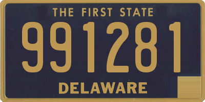 DE license plate 991281