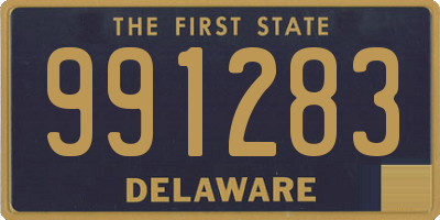 DE license plate 991283