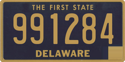 DE license plate 991284