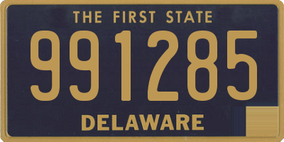 DE license plate 991285