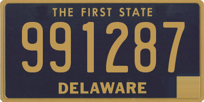 DE license plate 991287