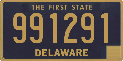 DE license plate 991291