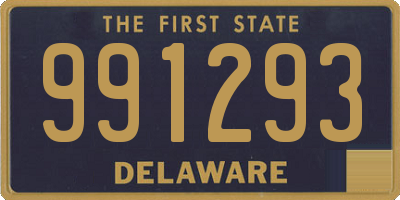 DE license plate 991293