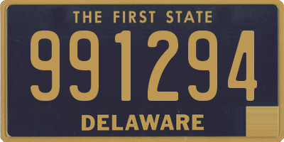 DE license plate 991294