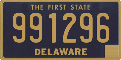 DE license plate 991296