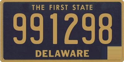 DE license plate 991298