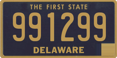 DE license plate 991299