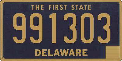 DE license plate 991303