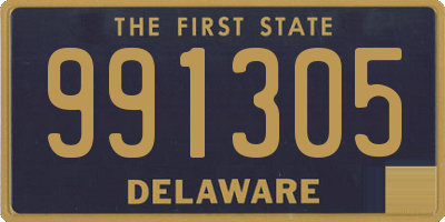 DE license plate 991305