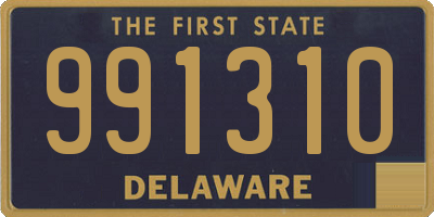 DE license plate 991310