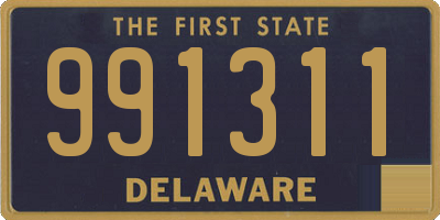 DE license plate 991311