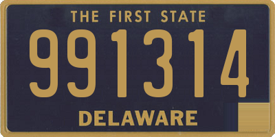 DE license plate 991314