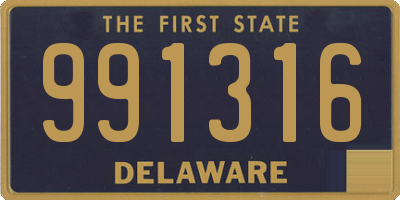 DE license plate 991316