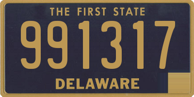 DE license plate 991317