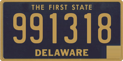 DE license plate 991318