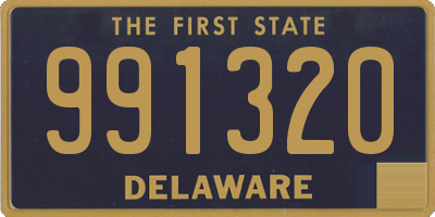 DE license plate 991320