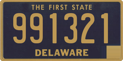 DE license plate 991321