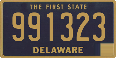 DE license plate 991323