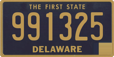 DE license plate 991325