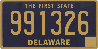 DE license plate 991326