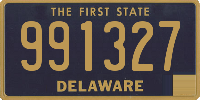 DE license plate 991327