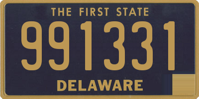 DE license plate 991331