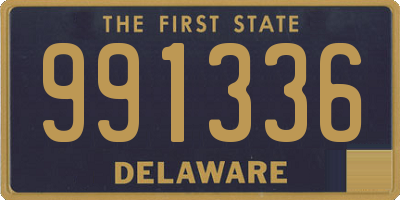 DE license plate 991336