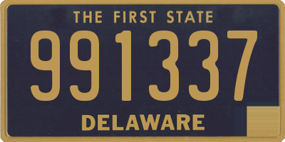 DE license plate 991337