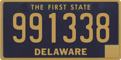 DE license plate 991338