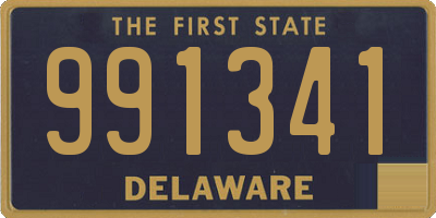 DE license plate 991341