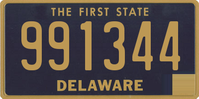 DE license plate 991344