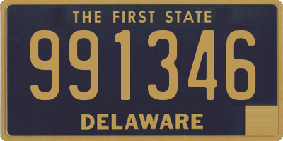 DE license plate 991346