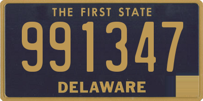 DE license plate 991347