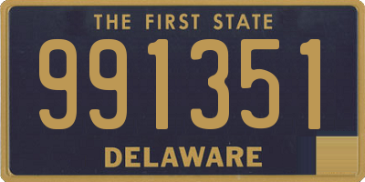 DE license plate 991351