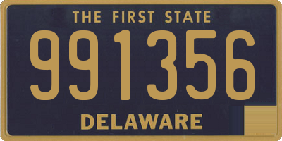 DE license plate 991356