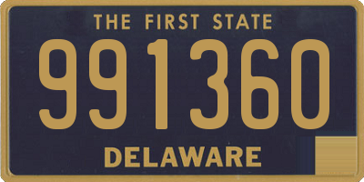 DE license plate 991360