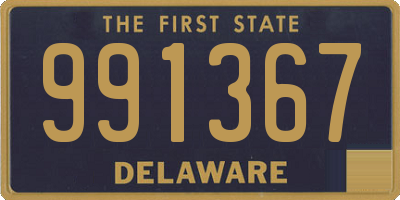 DE license plate 991367