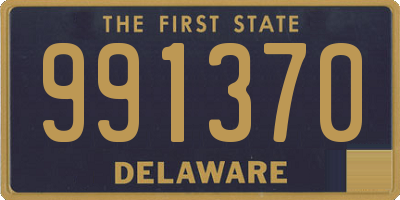 DE license plate 991370