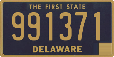 DE license plate 991371