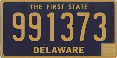 DE license plate 991373