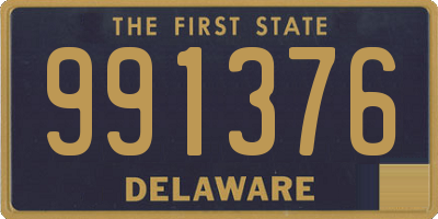 DE license plate 991376