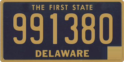 DE license plate 991380