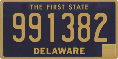 DE license plate 991382