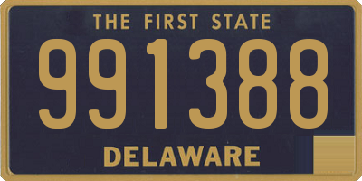 DE license plate 991388