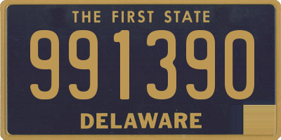 DE license plate 991390