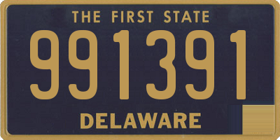 DE license plate 991391