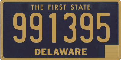 DE license plate 991395