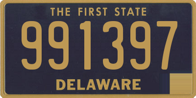 DE license plate 991397