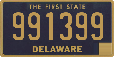 DE license plate 991399