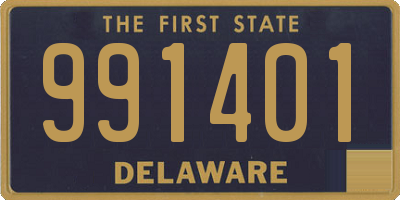 DE license plate 991401